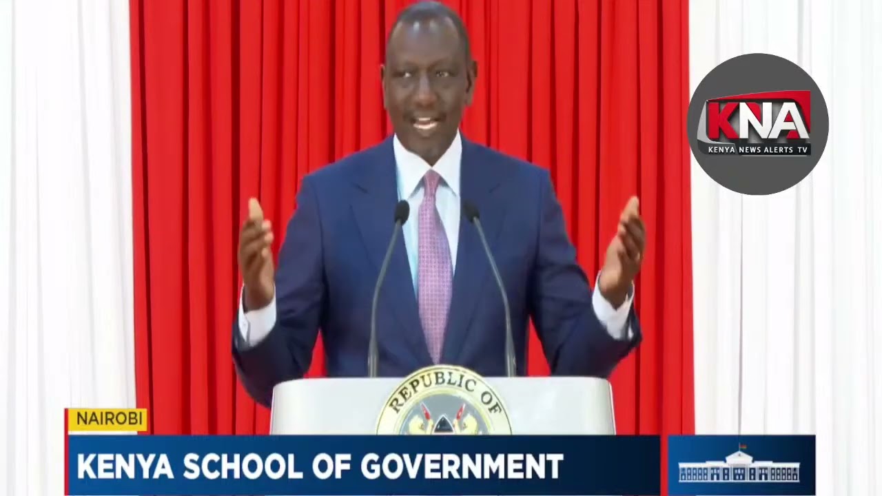 LISTEN TO WHAT PRESIDENT RUTO SAID AT KENYA SCHOOL OF GOVERNMENT AFTER SABASABA PROTESTS.