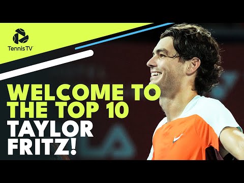 Taylor Fritz Reaches ATP Top 10 For The First Time! 🇺🇸