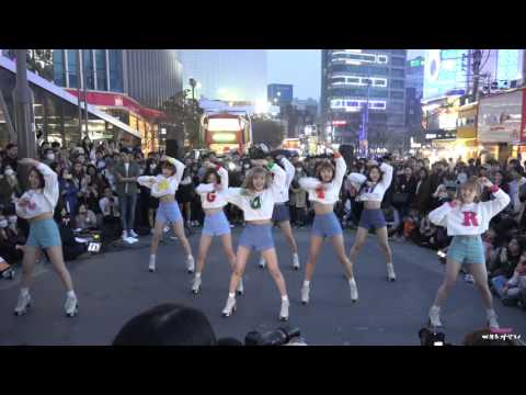 160410_오마이걸 신촌 게릴라 콘서트_한발짝두발짝