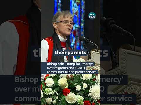 Bishop asks Trump for  ‘mercy’ over migrants and LGBTQ community during prayer service