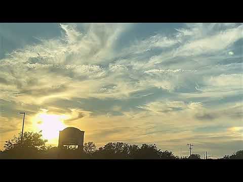 Sunset’s golden glow ☀️whispers to a shy rainbow’s gentle gleam 🌈