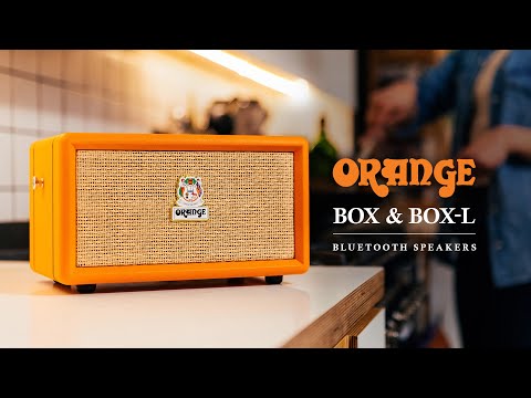 Orange BOX & BOX L Bluetooth speakers