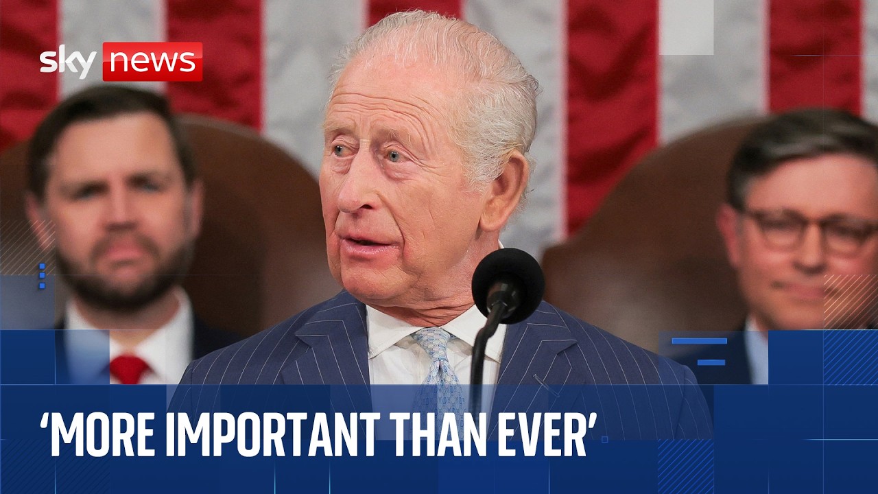 King Charles hails 'unbreakable bond' in historic Congress speech