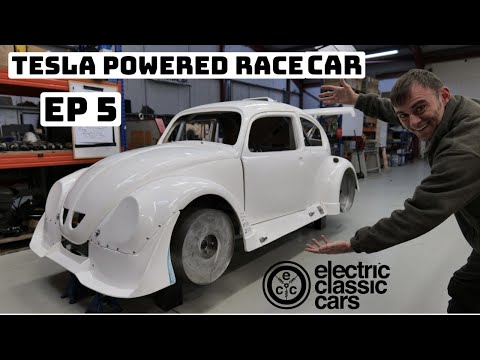 Tesla powered race car Ep5 - Wheels and wiring