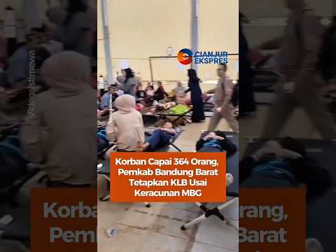 Korban Capai 364 Orang, Pemkab Bandung Barat Tetapkan KLB Usai Keracunan MBG