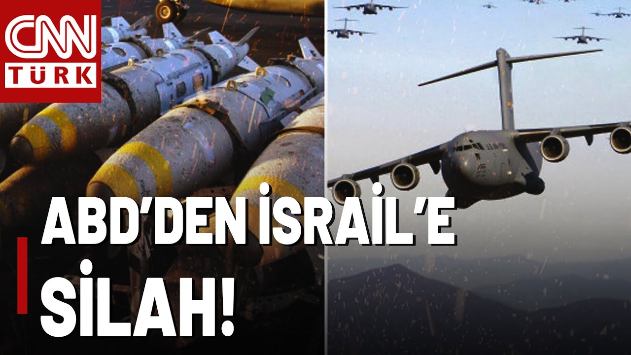 ABD'den İsrail'e Destek! İsrail'e 14 Kargo Uçağı Silah Geldi!