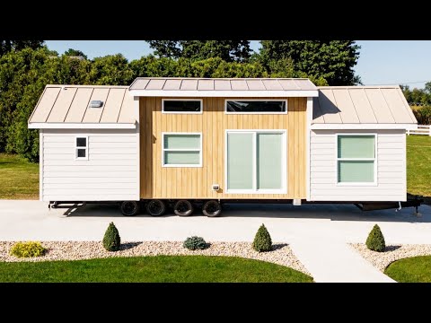 Luxury tiny house on wheels located in the eco-forest gives you a relaxing life