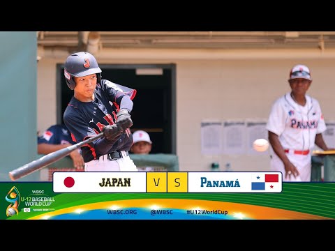 Highlights: Japan vs. Panama WBSC U-12 Baseball World Cup - Placement Round