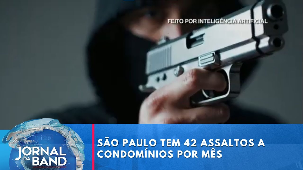 SP tem 42 assaltos a condomínios por mês | Jornal da Band