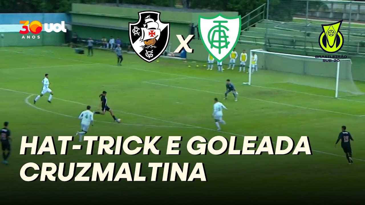 HAT-TRICK! PEDRO AUGUSTO MARCA SEU TERCEIRO GOL E GOLEADA DOS CRIAS DA COLINA EM CIMA DO AMÉRICA-MG