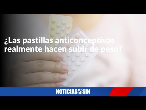 ¿Las pastillas anticonceptivas realmente hacen subir de peso?