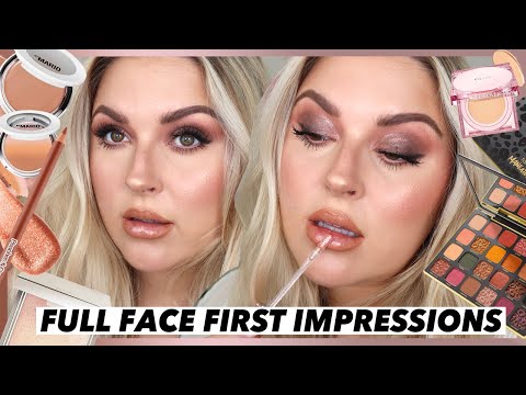 full face FIRST IMPRESSIONS! ? some new favorites for flawless skin & brows!