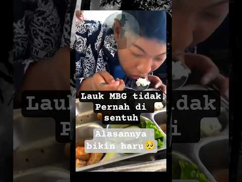 Lauk lele dari MBG tidak di sentuh, alasannya haru🥺#shortvideo #viral#faktadunia#merinding#story