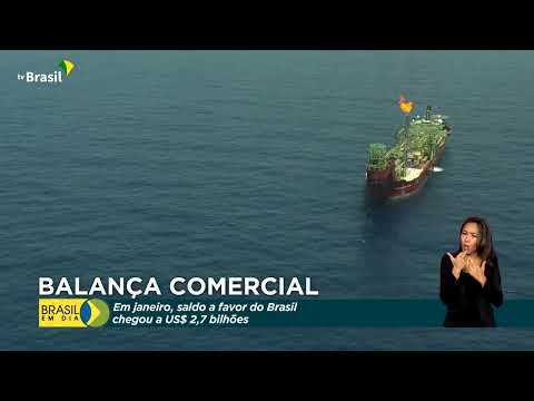 Balança comercial tem saldo positivo em janeiro