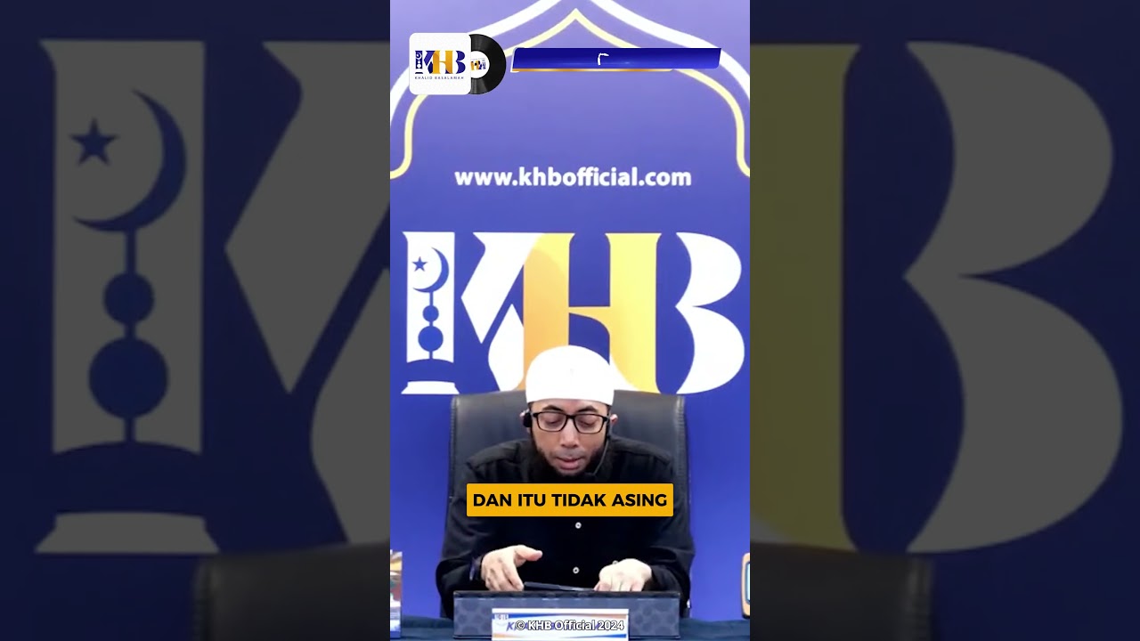 MENGOLOK OLOK ULAMA BISA DICURIGAI NIAT BURUK TERHADAP ISLAM - KHALID BASALAMAH
