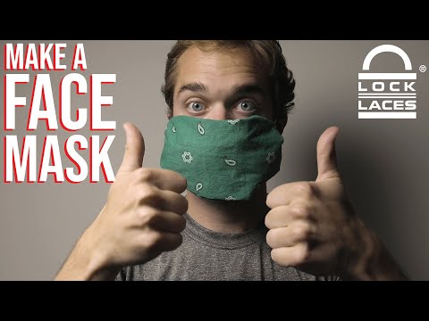 How to make a face mask with Lock Laces®