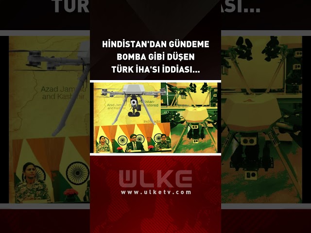 Hindistan'dan Gündeme Bomba Gibi Düşen Türk İHA'sı İddiası... #shorts