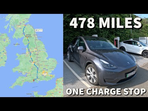 Tesla Model Y Edinburgh to South Coast with ONE charge stop. Another easy Long Journey in an EV🤷‍♂️