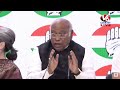 Rahul Gandhi and Mallikarjun Kharge Press Meet LIVE | V6 News  - 01:45:50 min - News - Video