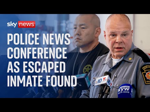 US Police news conference as Danelo Cavalcante is captured