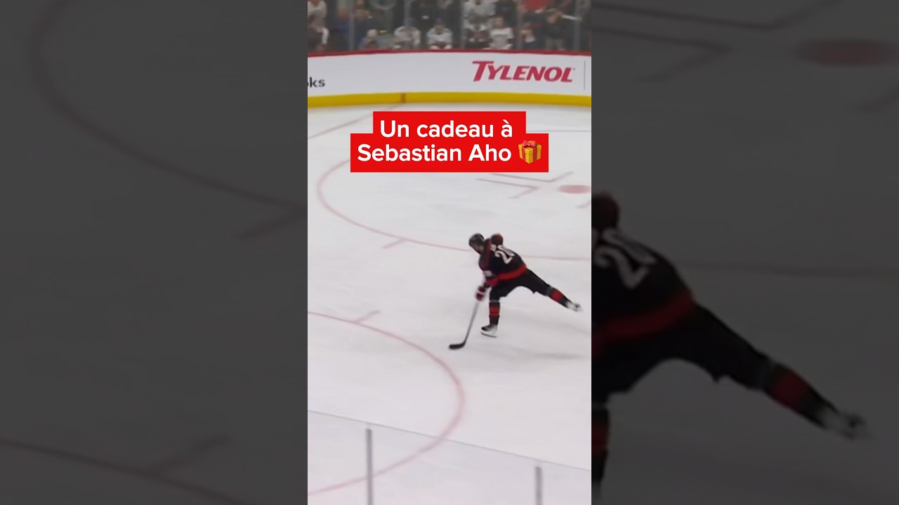 Sebastian Aho profite d’un vilain revirement de Gustav Forsling !