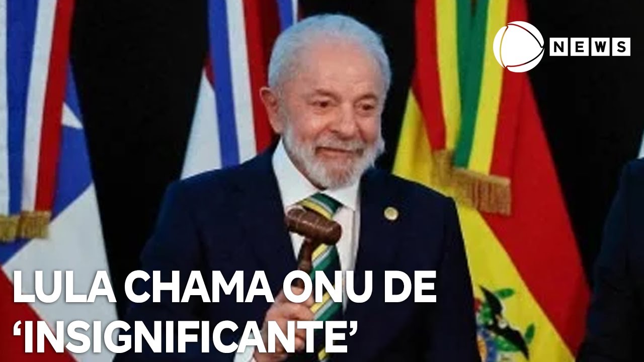 Lula chama ONU de ‘insignificante’ em discurso no RJ