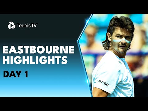 Van Assche & Loffhagen THRILLER; Wolf and Kecmanovic Feature | Eastbourne 2023 Highlights Day 1