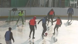 На территории Артемовский прошел мини турнир по футболу на льду