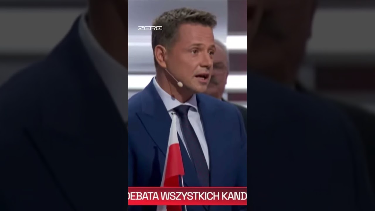 TRZASKOWSKI Z FLAGĄ NAWROCKIEGO