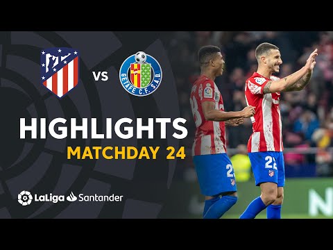 Resumen de Atlético de Madrid vs Getafe CF (4-3)