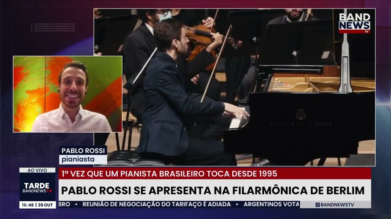 Pablo Rossi se apresenta na Filarmônica de Berlim | BandNews TV