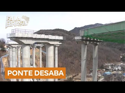 Desabamento de ponte em construção na Coreia do Sul deixa quatro mortos