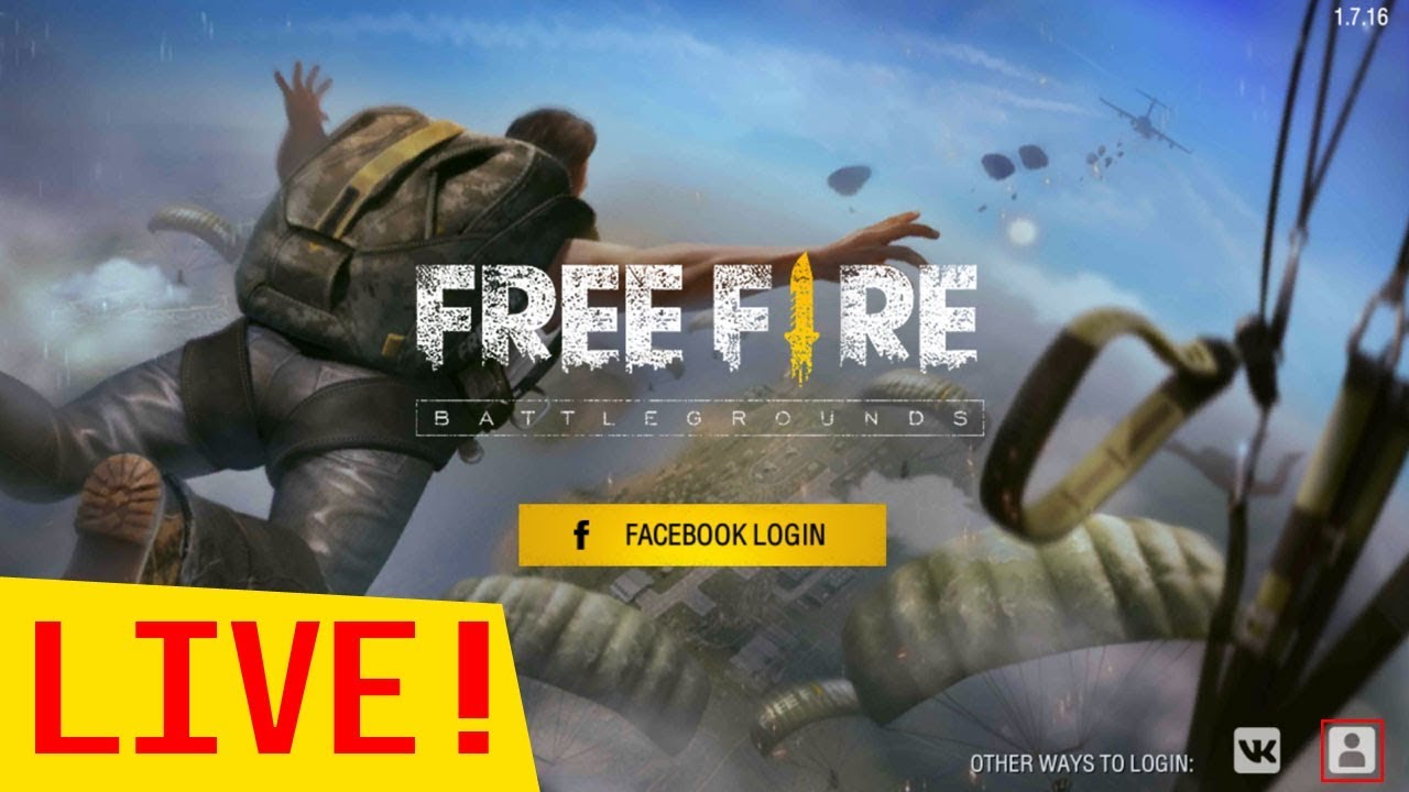 LIVE Free Fire - Vem jogar!! :)