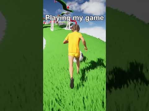 Making my game VS playing my game.. #gamedev #indiegamedev #gamedevelopment #sologamedev