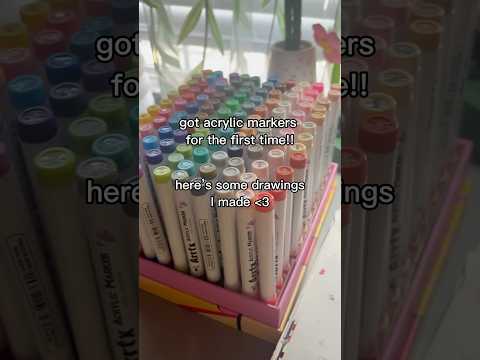 worth the $80 💔 #art #artist #drawing #sketch #acrylicmarkers #traditionalart #ocs #paint #acrylic