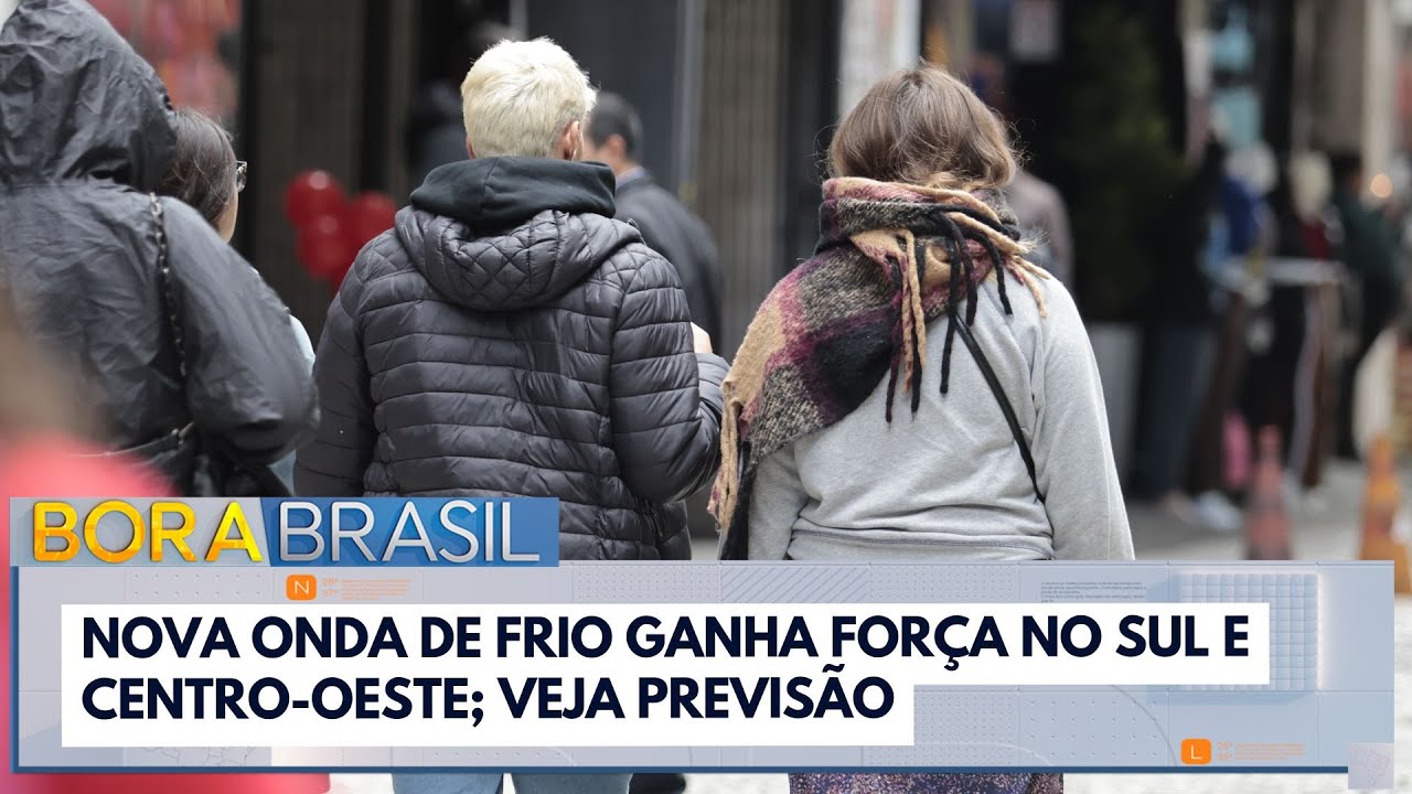 Nova onda de frio ganha força no Sul e Centro Oeste