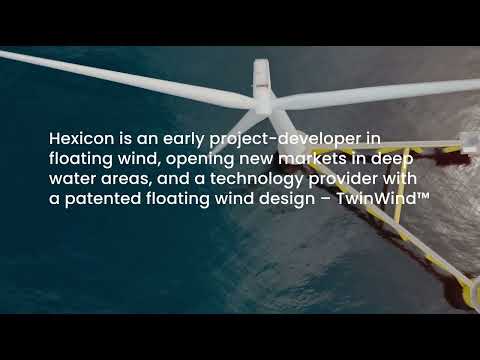 The floating offshore wind company Hexicon