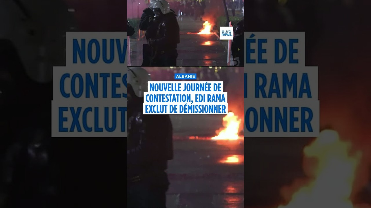 En Albanie, un dimanche marqué par de violents affrontements entre manifestants et forces de l'ordre