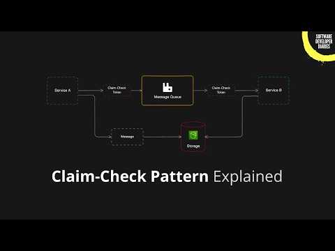 How modern backends handle heavy payloads (Claim-Check Pattern)