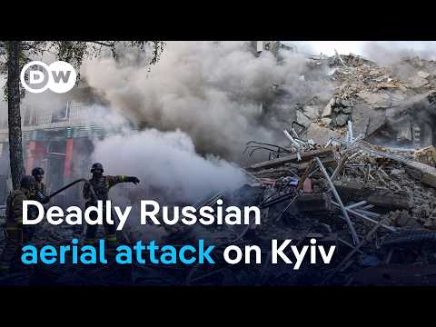 At least 15 people killed in Russian aerial attack on Kyiv | DW News