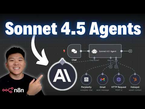Build ANYTHING with Claude Sonnet 4.5 and n8n AI Agents