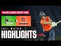Seattle Orcas vs San Francisco Unicorns | Match Highlights | #MLC