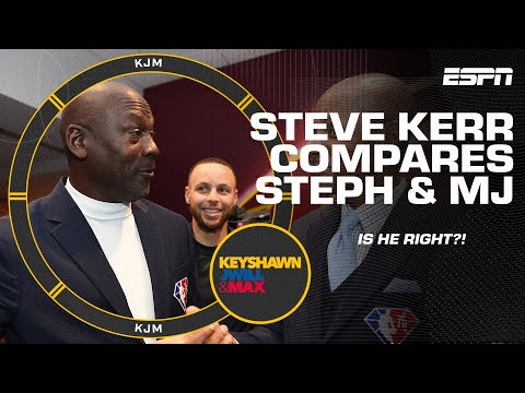 Is Steve Kerr right? Is Steph Curry the 'Modern Michael Jordan' ⁉️ | KJM