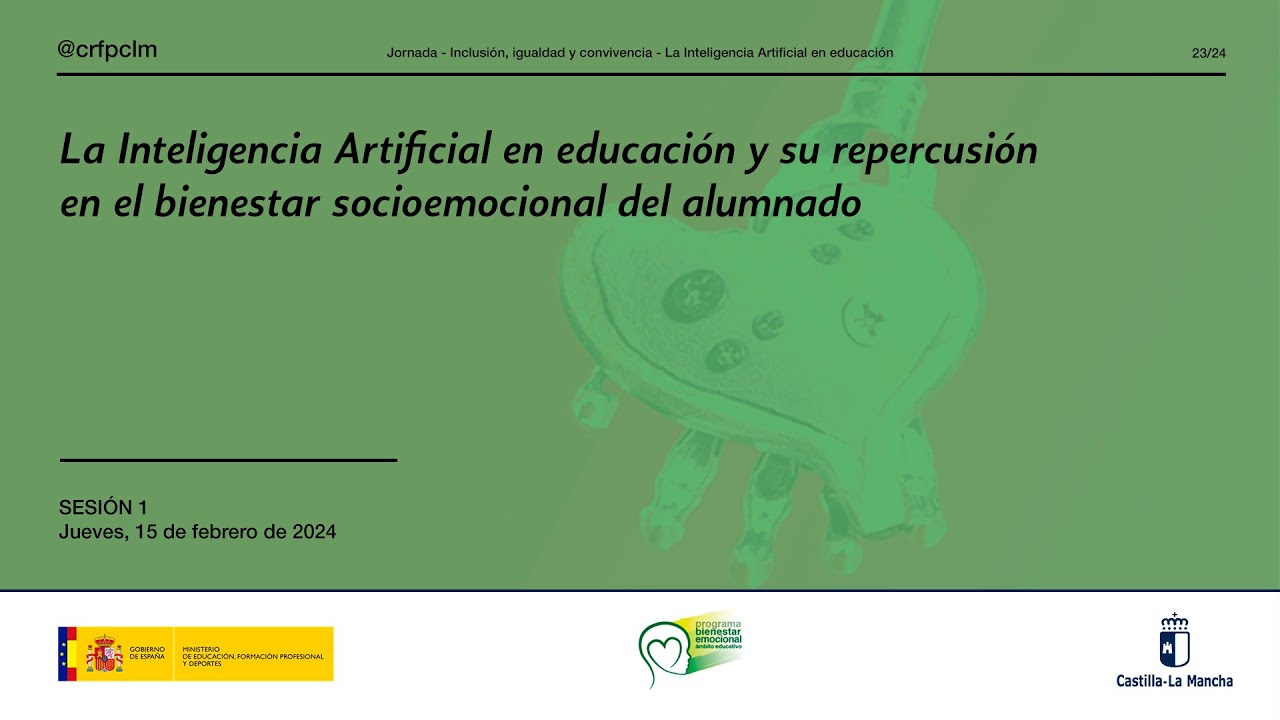 #Jornadas_crfpclm: La Inteligencia Artificial en educación - Sesión 1 (15/02/2024)