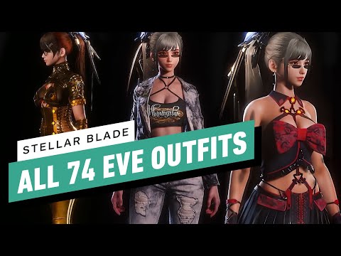 Stellar Blade - All Outfits Showcase | 74 Suits Including New Game Plus