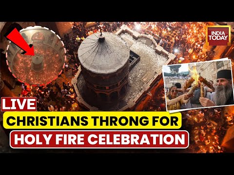 Jerusalem Celebrating Ceremony Of  Holy Fire LIVE | Lighting Of Holy Fire In Jerusalem Updates