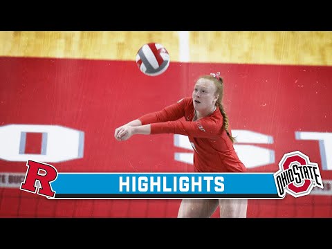 Rutgers at Ohio State | Highlights | Big Ten Volleyball | Nov.  25, 2023