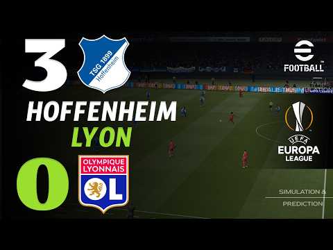 🔴 Hoffenheim <strong>gegen</strong> Lyon Live heute | Europa League 2026 | eFootball Simulation