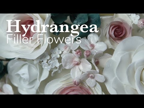 How to Make Filler Hydrangea Flowers | Global Sugar Art