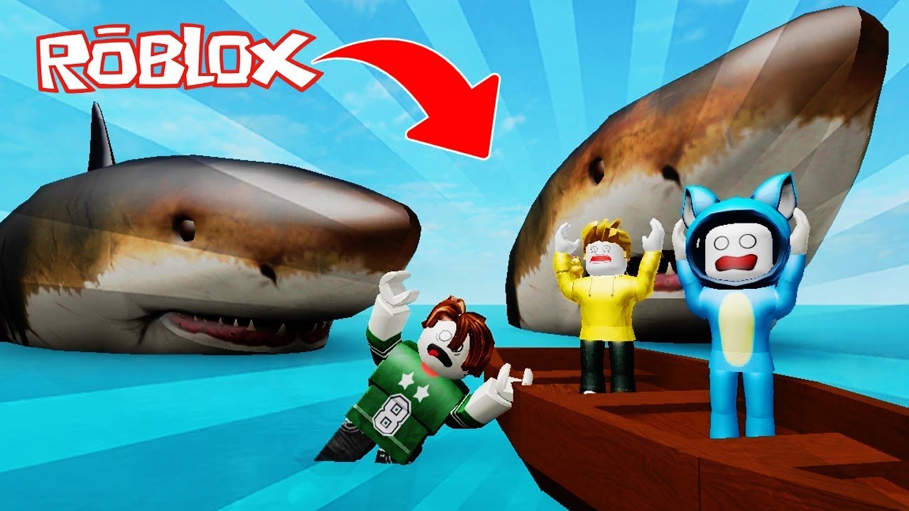 escapa del tiburon en roblox youtube jockeyunderwars com